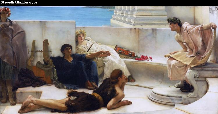 Alma-Tadema, Sir Lawrence A Reading from Homer (mk23)
